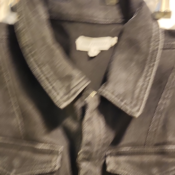 Good American Charcoal Denim Jacket - Picture 7 of 13